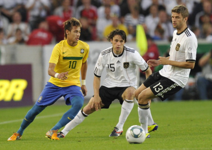 Thomas Muller and Neymar