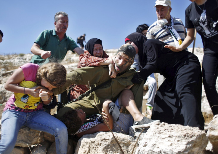 Israeli soldier and Palestine teenager