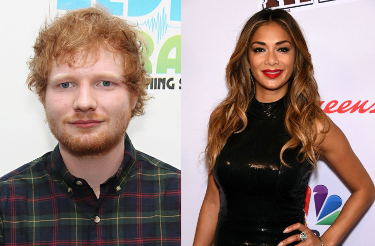 Ed Sheeran and Nicole Scherzinger