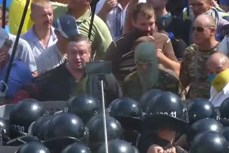 Ukraine parliament clashes