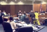 courtroom brawl