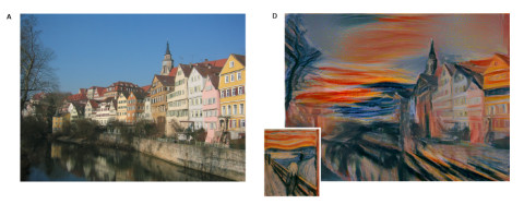 Deep learning algorithm: From photograph to EdvardMunch