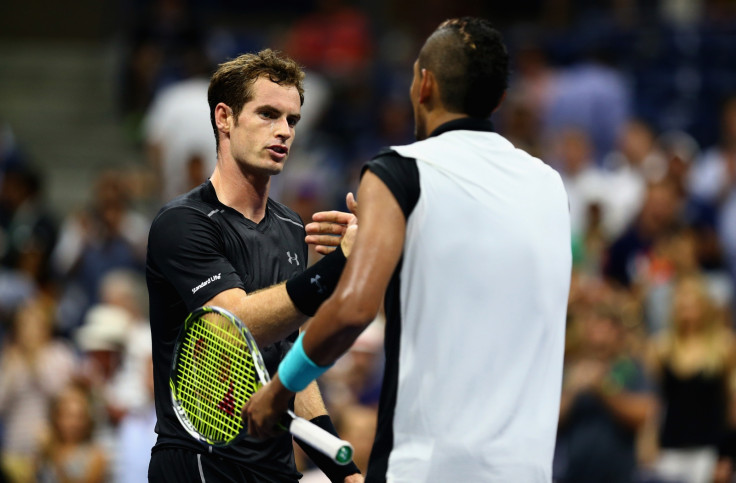 Andy Murray and Nick Kyrgios Andy Murray and Nick Kyrgios
