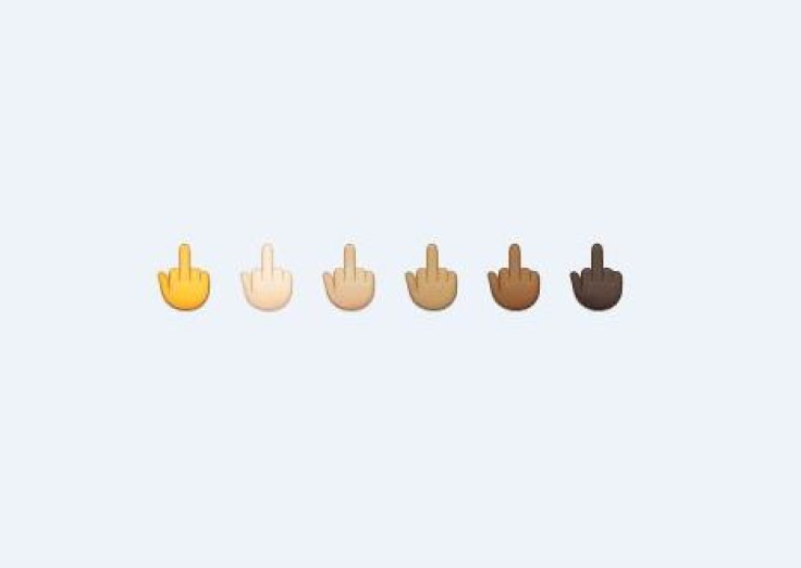 Middle-finger emoji