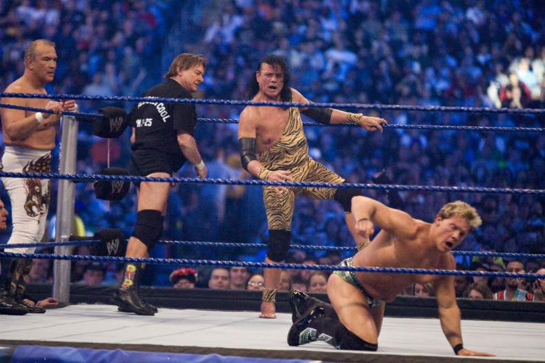 Jimmy 'Superfly' Snuka steps into the ring