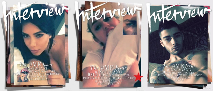 Interview magazine covers