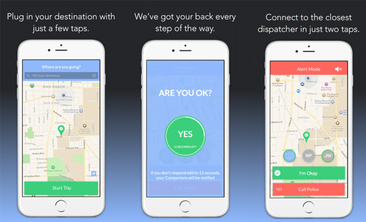 Companion personal safety mobile app
