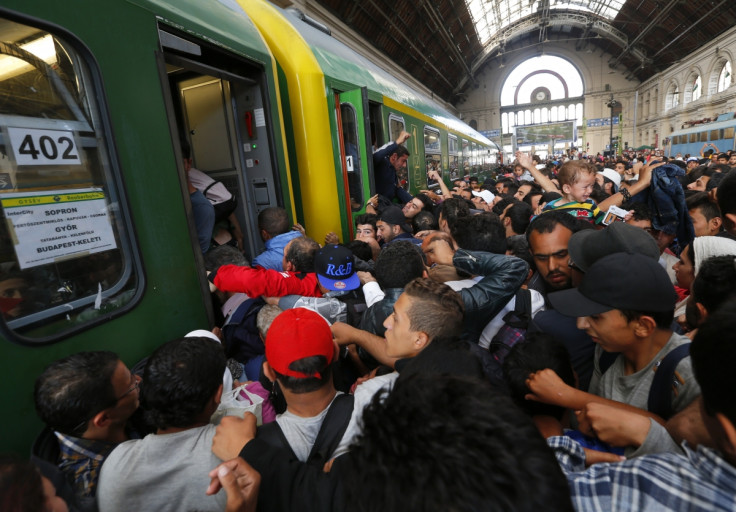 Budapest Keleti train station Hungary migrants