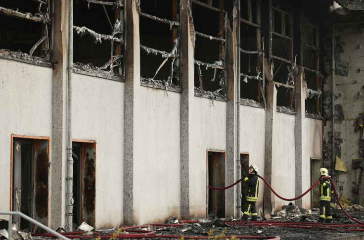 asylum centre fire Germany