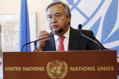 UN High Commissioner for Refugees Antonio Guterres
