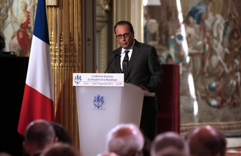 Francois Hollande France refugees