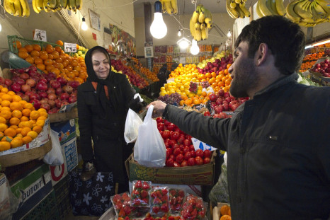 Iranian woman shopping in Tehran