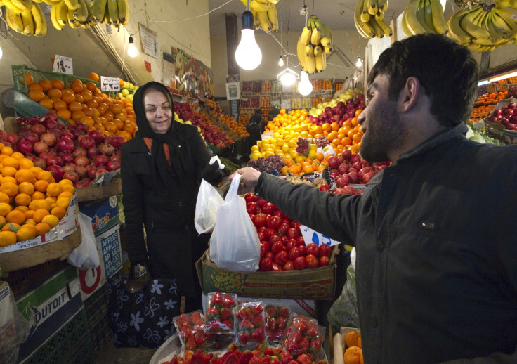 Iranian woman shopping in Tehran