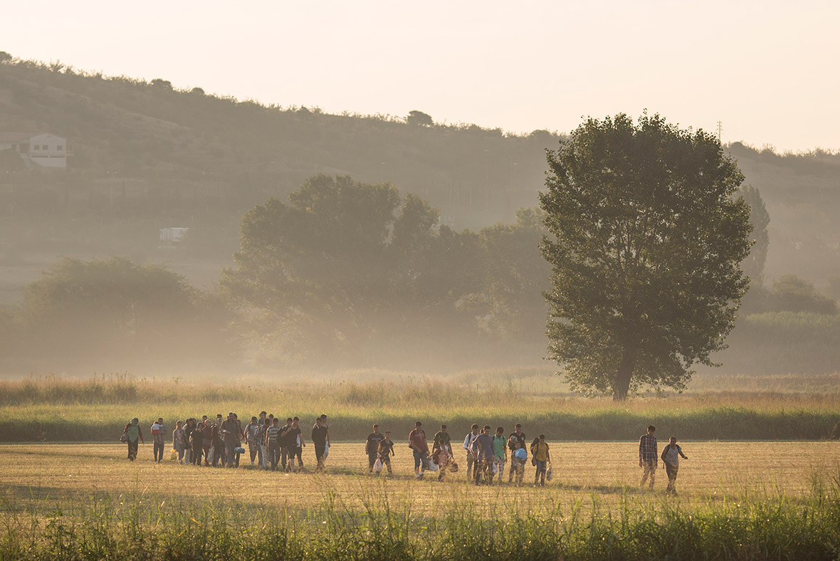 Syria refugees journey through Europe