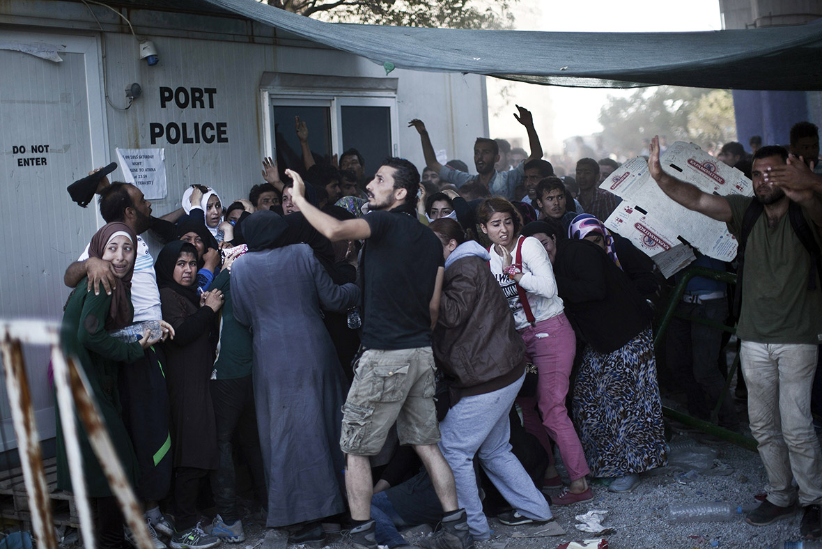 Lesbos refugees