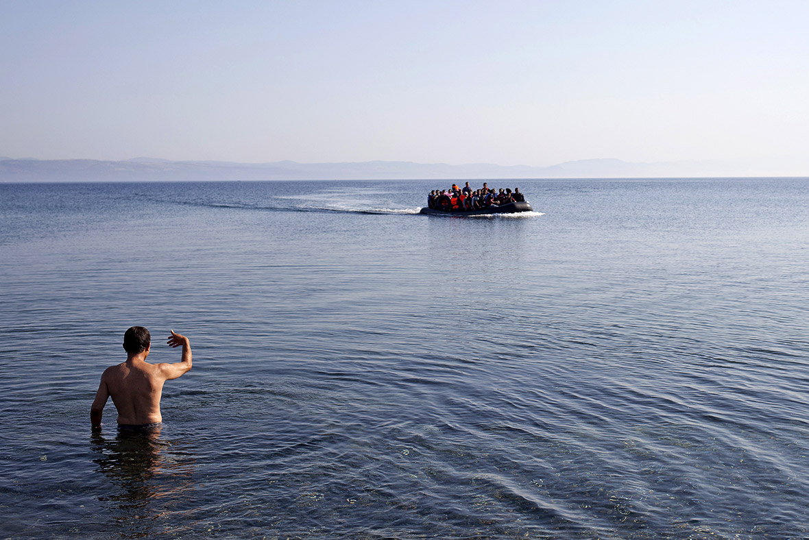 Lesbos refugees