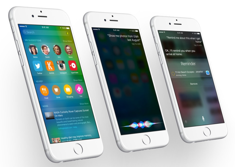 iOS 9 on iPhone 6