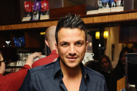 Peter Andre at Costa Coffee