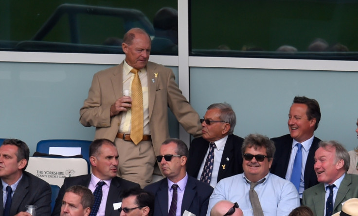 Geoffrey Boycott and David Cameron