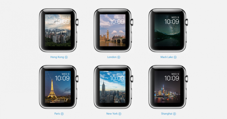 Apple Watch time-lapse watch faces