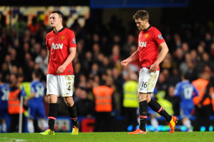 Michael Carrick and Phil Jones