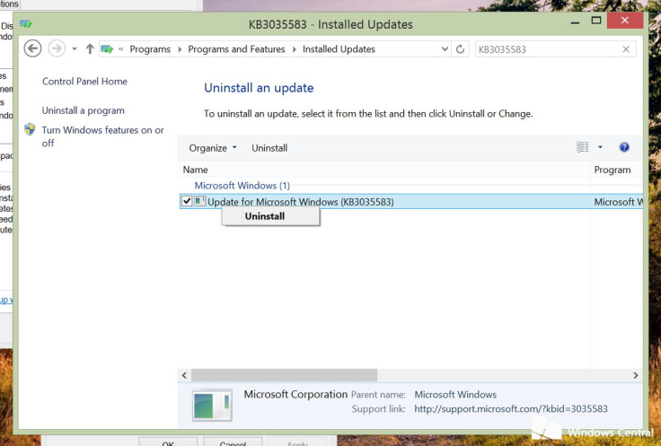 Windows 10 upgrade