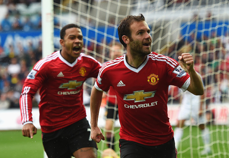 Juan Mata and Memphis Depay