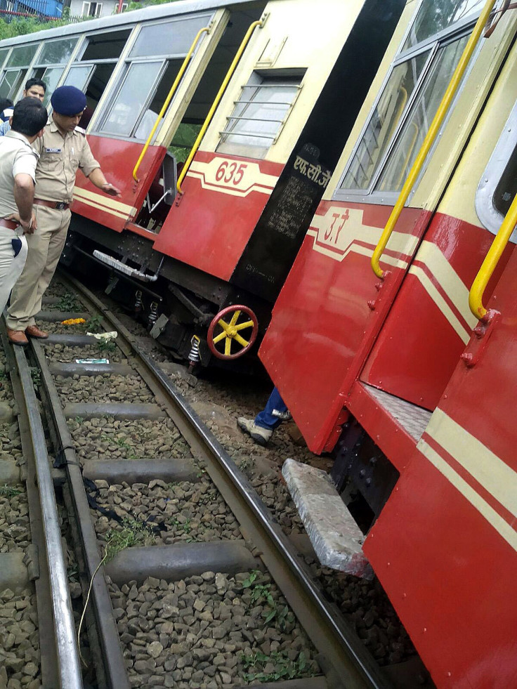 train derailment in India