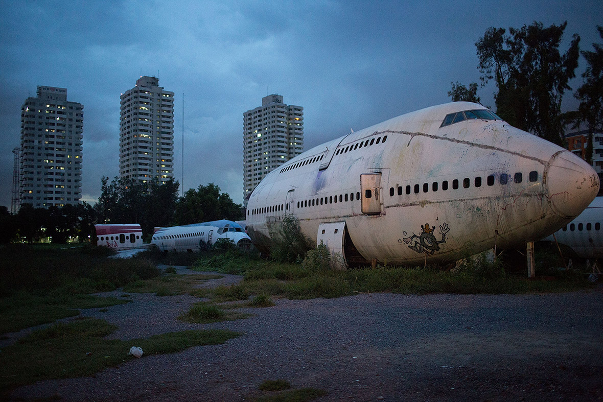 Aeroplane graveyard Bangkok