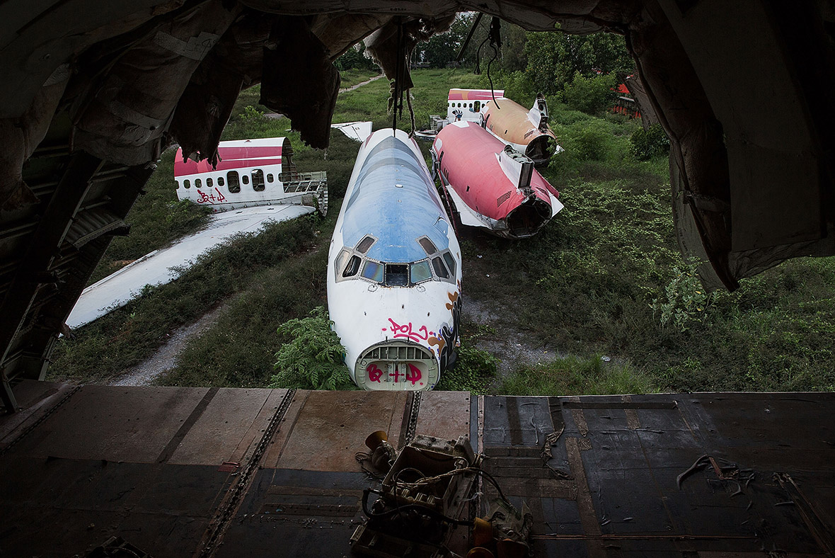 Aeroplane graveyard Bangkok