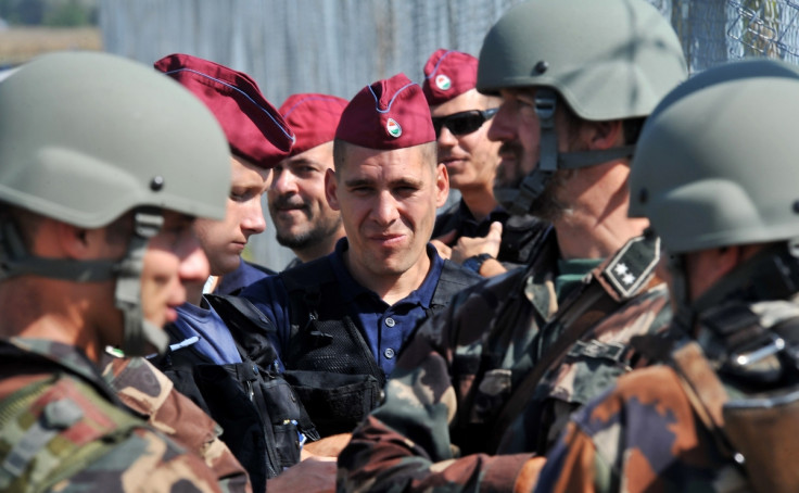 Hungarian border police