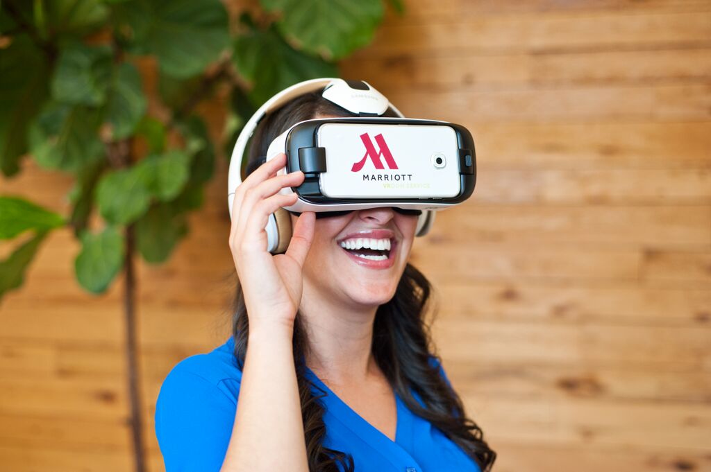 Virtual reality room service lets tourists see the sights without