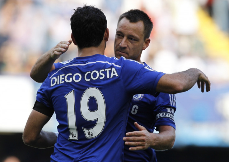 Diego Costa and John Terry