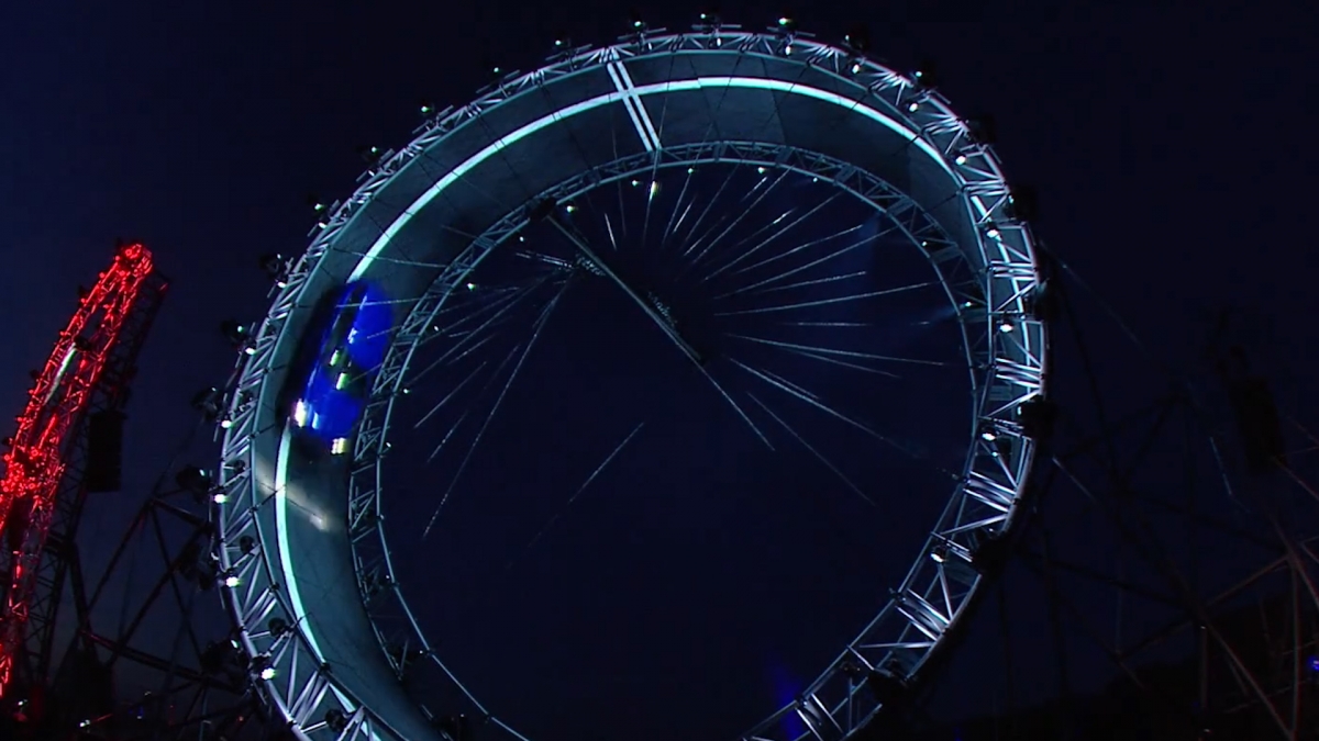 Jaguar FPace performs recordbreaking loop the loop at Frankfurt Motor