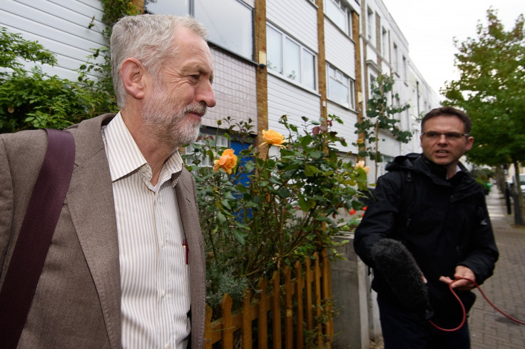 Jeremy Corbyn leaves house for PMs