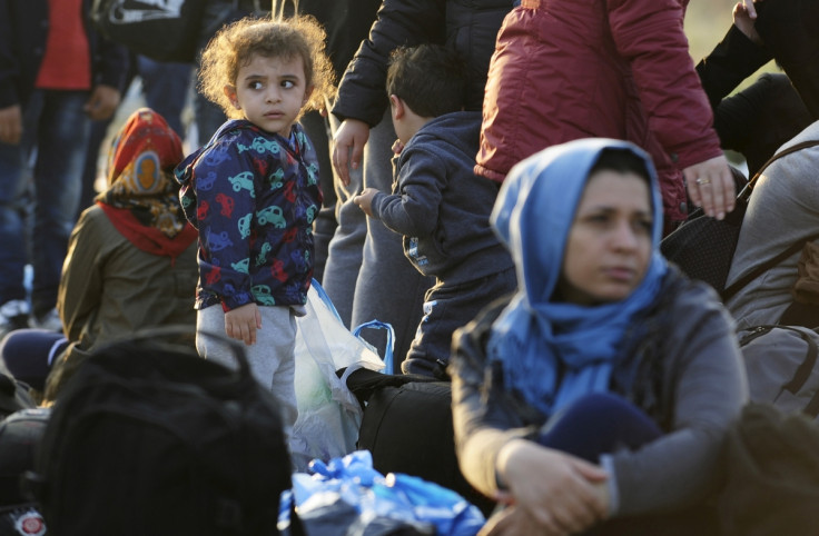 Refugees stranded at the Serbian- Hungary border