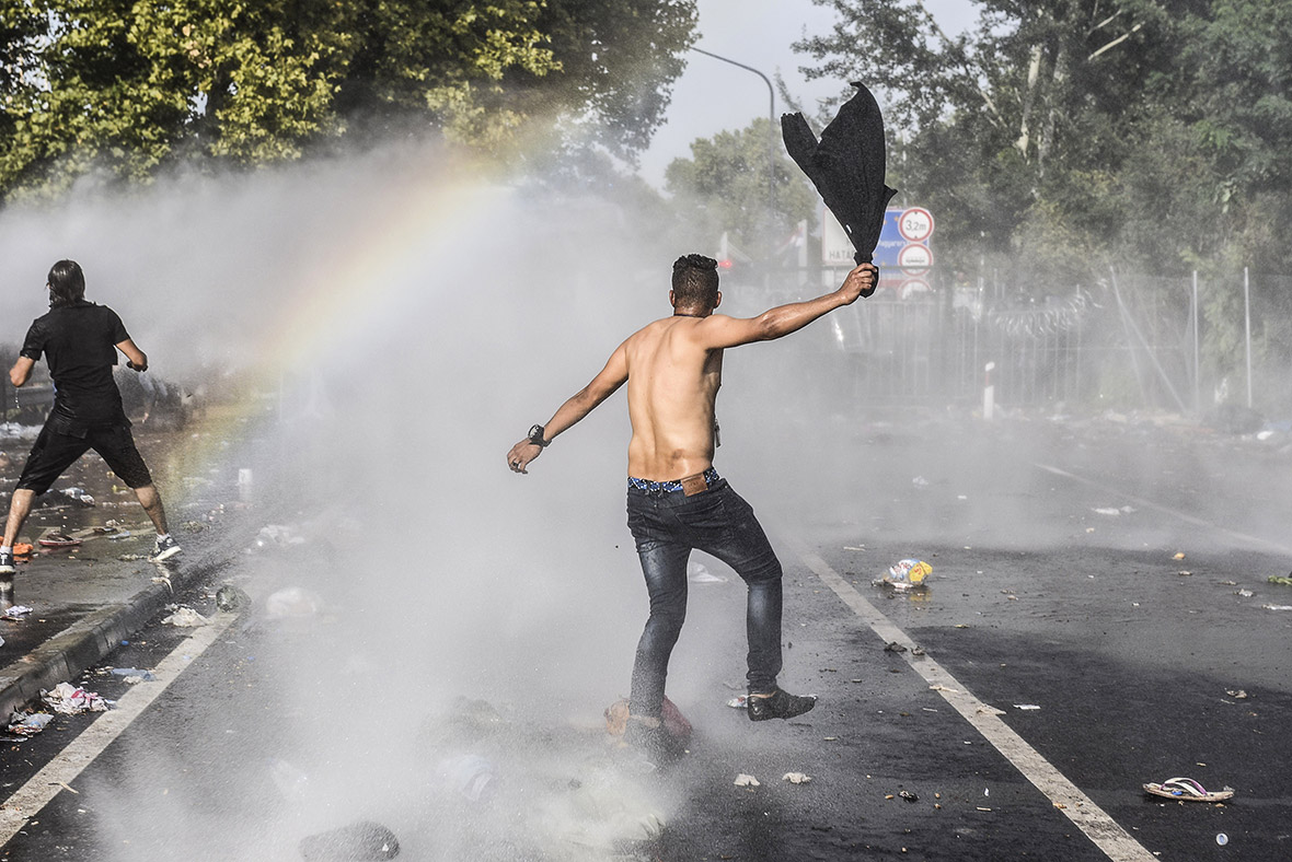 Migrants refugees Hungary border Horgos