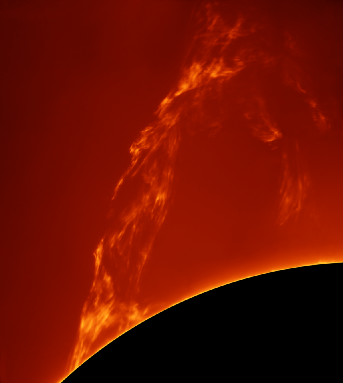 Huge Prominence Lift-off