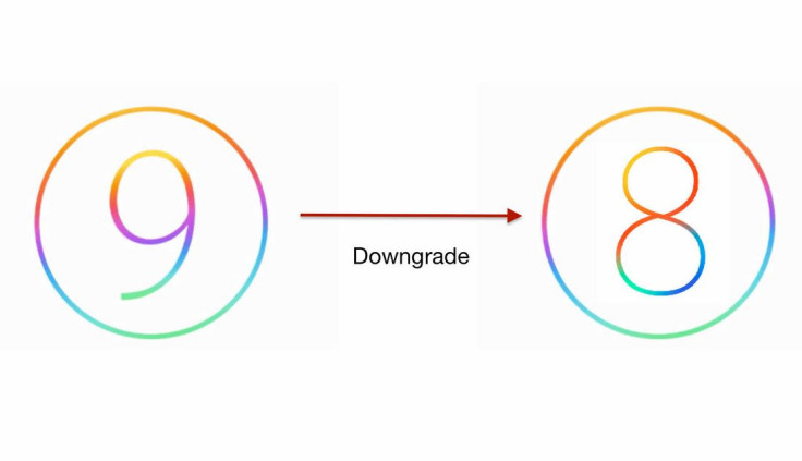 iOS 9 downgrade