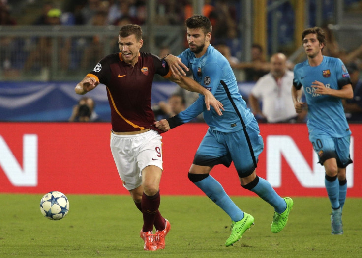 Edin Dzeko & Gerard Pique