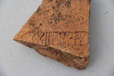 Roman brick fragment