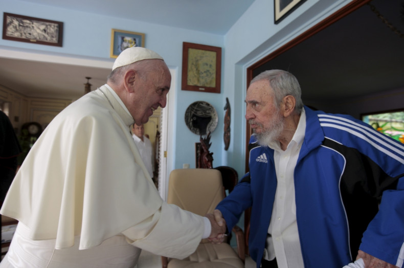 Pope Francis Fidel Castro