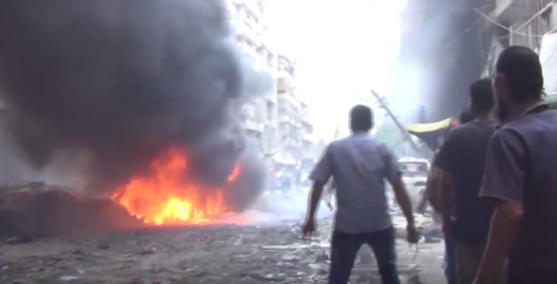 Aleppo Syria bomb