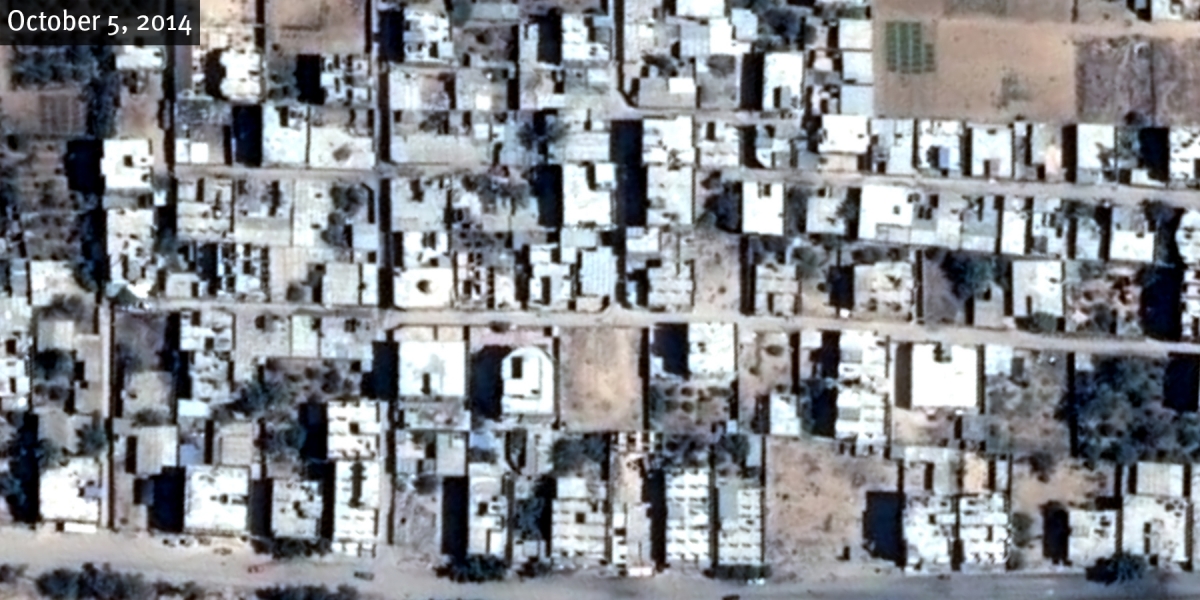 Mount Sinai neighbourhood destruction