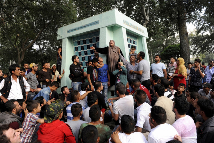 Migrants Edirne Turkey 