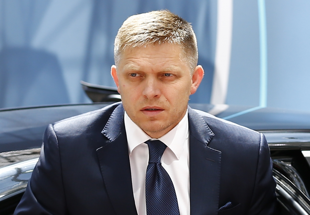 Slovakian Prime Minister Robert Fico Eu refugees