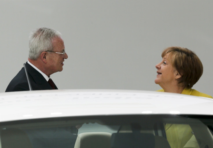 Martin Winterkorn & Angela Merkel