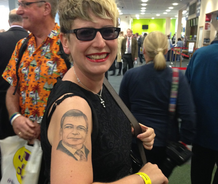 Nigel Farage tattoo