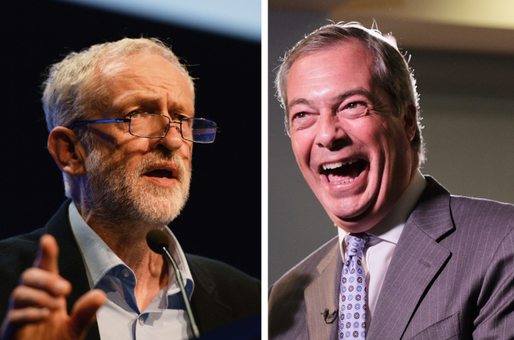 Jeremy Corbyn Labour Ukip Nigel Farage