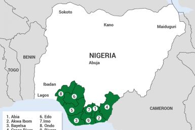 Niger Delta map